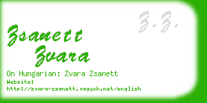 zsanett zvara business card